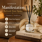Smooth Cinnamon Sandalwood Reed Diffuser