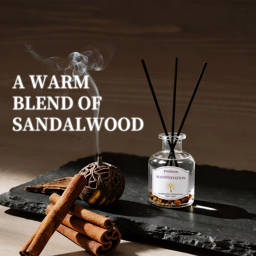 Smooth Cinnamon Sandalwood Reed Diffuser