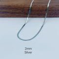 Minimalist Herringbone Snake Chain