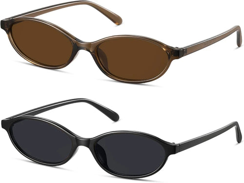 Beauty Retro Oval Cat Eye Sunglasses
