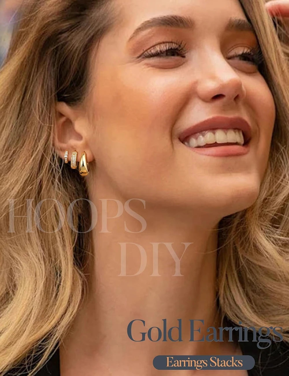 Classy Minimalist Chunky hoops with elevated style of classy