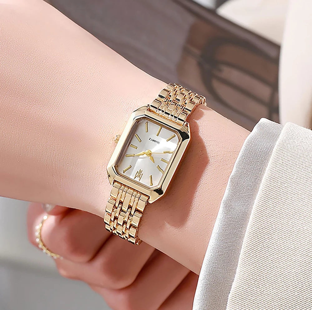 Classy Minimalist Square Quartz Women's watch