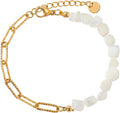 Mariah Gold Plated clip Shell Bracelet