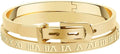 The Lia Roman Numeral Stainless Steel Bangle Bracelet for Women – Elegant Minimalist Cuff